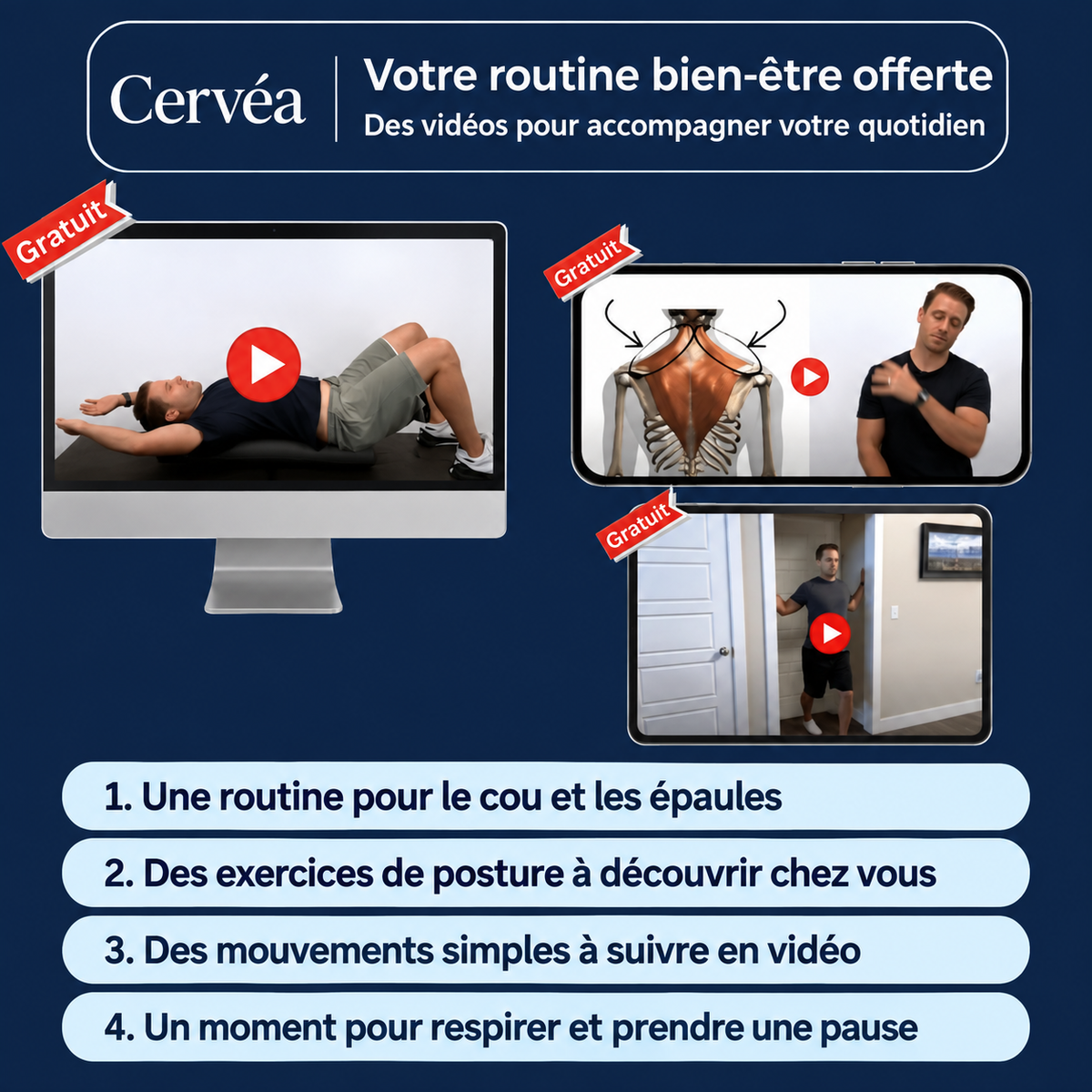 Cervéa, Votre pause bien-être au quotidien
